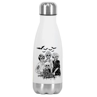 The Golden Ghouls Skeleton Bat Halloween Costumes Stainless Steel Insulated Water Bottle