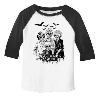 The Golden Ghouls Skeleton Bat Halloween Costumes Toddler Fine Jersey T-Shirt