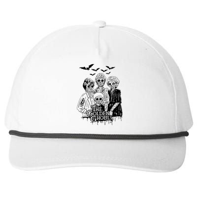 The Golden Ghouls Skeleton Bat Halloween Costumes Snapback Five-Panel Rope Hat