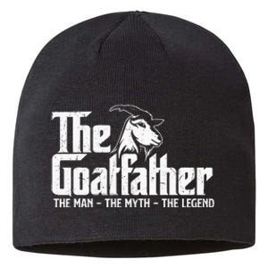 The Goatfather Goat Owner Animal Farmer Rancher Farming Sustainable Beanie