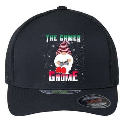 The Gamer Gnome Funny Family Matching Group Christmas Gift Flexfit Unipanel Trucker Cap