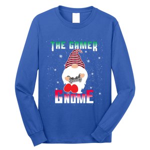 The Gamer Gnome Funny Family Matching Group Christmas Gift Long Sleeve Shirt