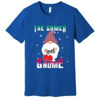 The Gamer Gnome Funny Family Matching Group Christmas Gift Premium T-Shirt