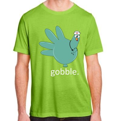 Turkey Gobble Glove Thanksgivin Nurse Medical Thankful Nurse Gift Adult ChromaSoft Performance T-Shirt