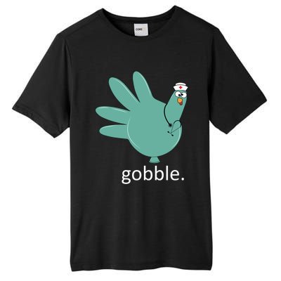 Turkey Gobble Glove Thanksgivin Nurse Medical Thankful Nurse Gift Tall Fusion ChromaSoft Performance T-Shirt