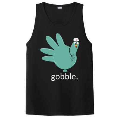 Turkey Gobble Glove Thanksgivin Nurse Medical Thankful Nurse Gift PosiCharge Competitor Tank