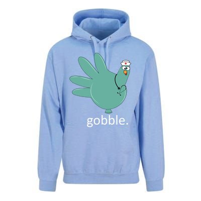 Turkey Gobble Glove Thanksgivin Nurse Medical Thankful Nurse Gift Unisex Surf Hoodie