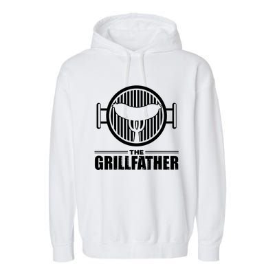 The Grillfather Gift Garment-Dyed Fleece Hoodie