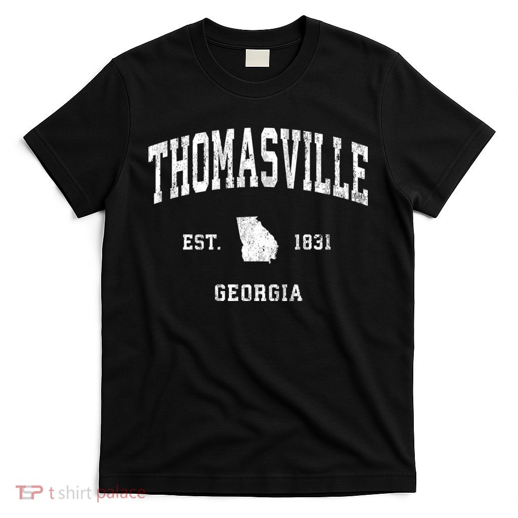 Thomasville Georgia Ga Vintage Athletic Sports T-Shirt