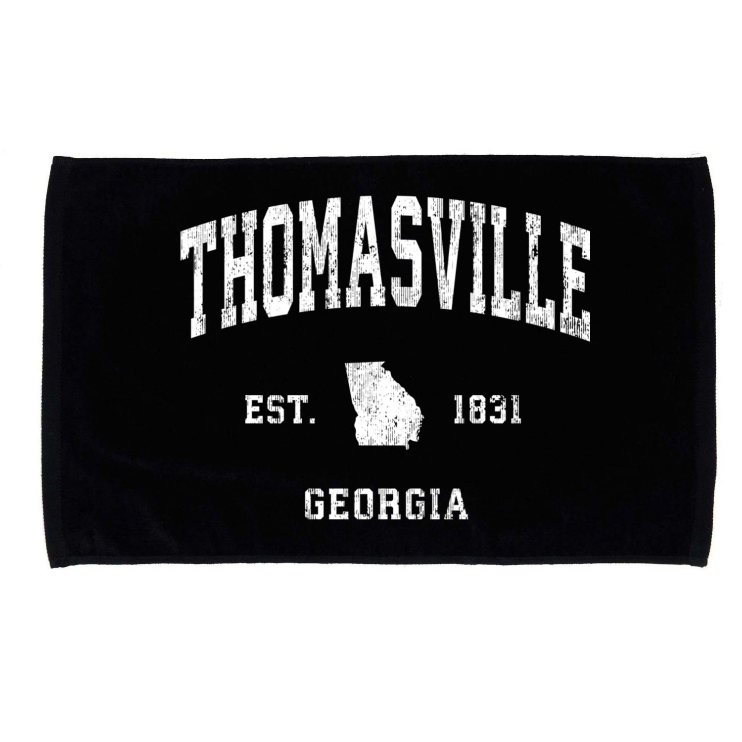 Thomasville Georgia Ga Vintage Athletic Sports Microfiber Hand Towel