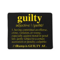 Trump Guilty Guilty Definition Mousepad