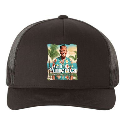 Trump Graphic Gulf Of Us America Trump Merchandise Yupoong Adult 5-Panel Trucker Hat