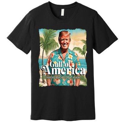 Trump Graphic Gulf Of Us America Trump Merchandise Premium T-Shirt