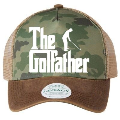 The Golfather (Golf Father) Gift For Dad Father's Day Legacy Tie Dye Trucker Hat