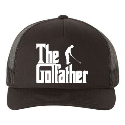 The Golfather (Golf Father) Gift For Dad Father's Day Yupoong Adult 5-Panel Trucker Hat