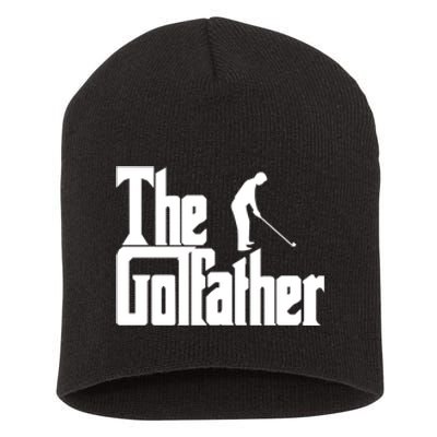 The Golfather (Golf Father) Gift For Dad Father's Day Short Acrylic Beanie