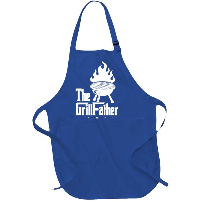 The Grillfather Grilling Father Gift Full-Length Apron With Pockets