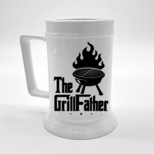 The Grillfather Grilling Father Gift Beer Stein