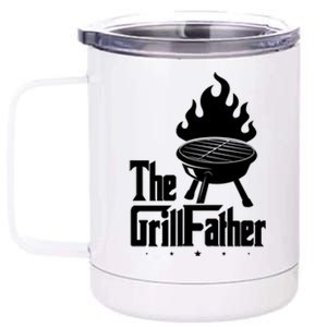 The Grillfather Grilling Father Gift 12 oz Stainless Steel Tumbler Cup