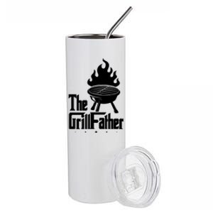 The Grillfather Grilling Father Gift Stainless Steel Tumbler