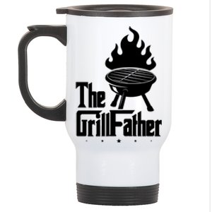 The Grillfather Grilling Father Gift Stainless Steel Travel Mug