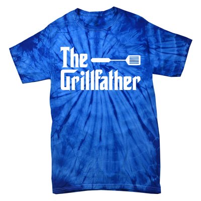 The Grillfather Grill Grilling Gift Meaningful Gift Tie-Dye T-Shirt