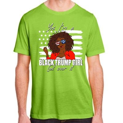 Trump Great Gift Merica Glasses Yes Im A Black Trump Supporter Gift Adult ChromaSoft Performance T-Shirt