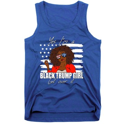 Trump Great Gift Merica Glasses Yes Im A Black Trump Supporter Gift Tank Top