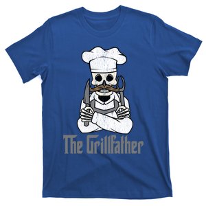 The Grillfather Grill Master Grillmaster Grilling Funny Bbq Gift T-Shirt