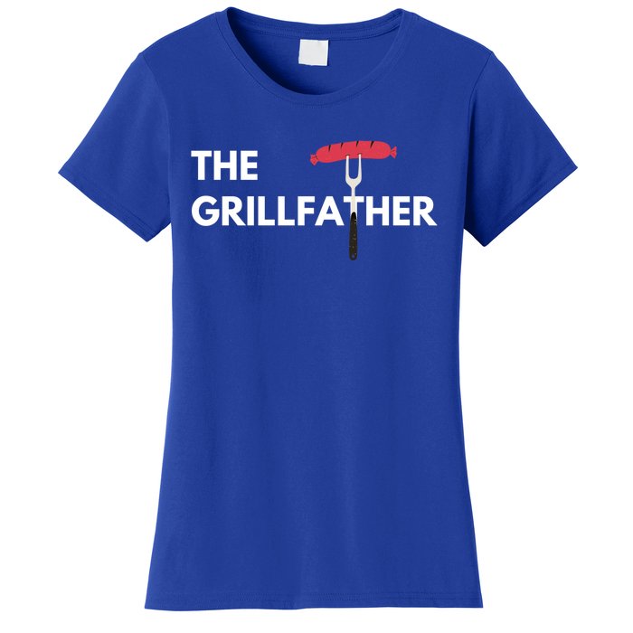 The Grillfather Grilling Bbq Christmas Clothing Gift Women's T-Shirt