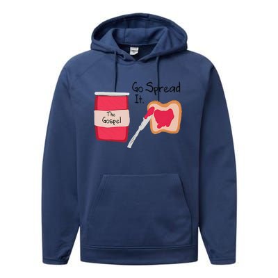 The Gospel Go Spread It Performance Fleece Hoodie