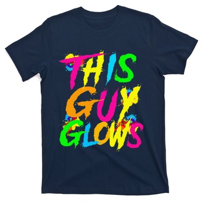 This Guy Glows Cute Boy Man Party Team T-Shirt