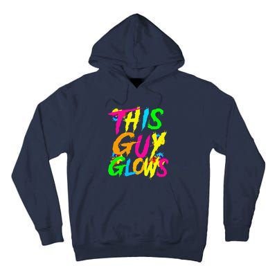 This Guy Glows Cute Boy Man Party Team Tall Hoodie