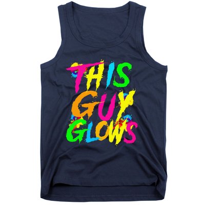 This Guy Glows Cute Boy Man Party Team Tank Top