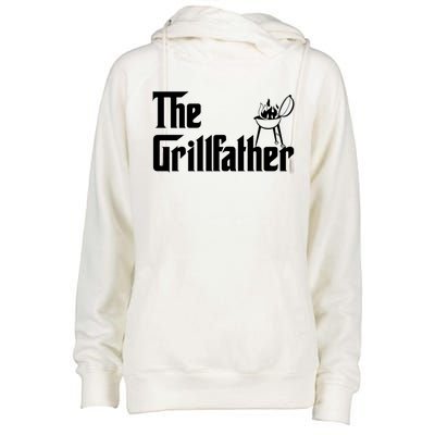 The Grillfather Gift Grill Fan Cool Gift Womens Funnel Neck Pullover Hood