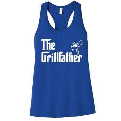 The Grillfather Gift Grill Fan Cool Gift Women's Racerback Tank