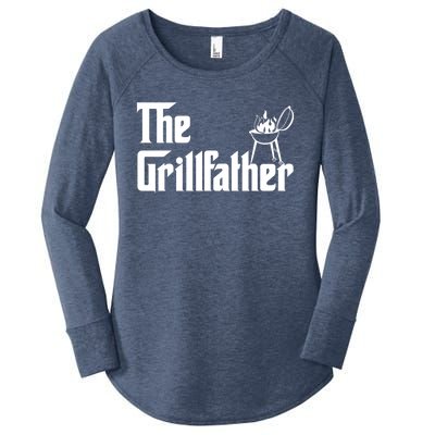 The Grillfather Gift Grill Fan Cool Gift Women's Perfect Tri Tunic Long Sleeve Shirt