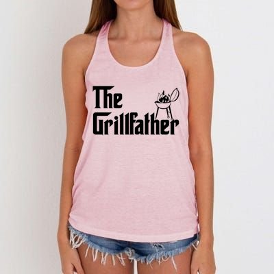 The Grillfather Gift Grill Fan Cool Gift Women's Knotted Racerback Tank