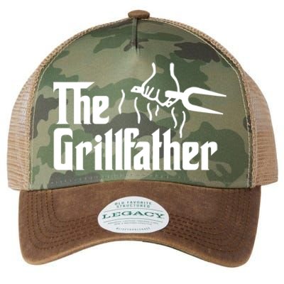 The Grillfather Gift Legacy Tie Dye Trucker Hat