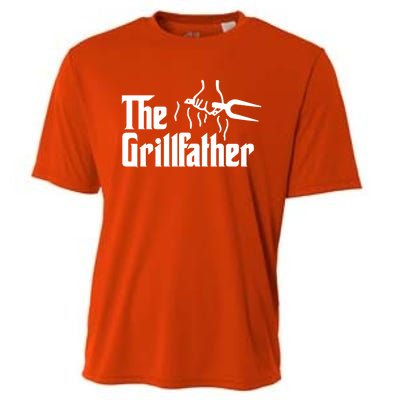 The Grillfather Gift Cooling Performance Crew T-Shirt