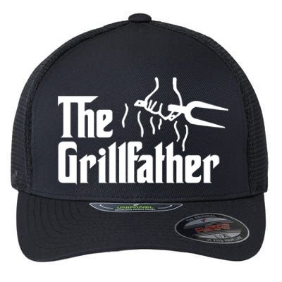 The Grillfather Gift Flexfit Unipanel Trucker Cap