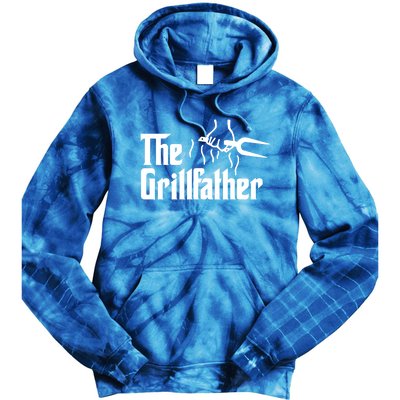 The Grillfather Gift Tie Dye Hoodie