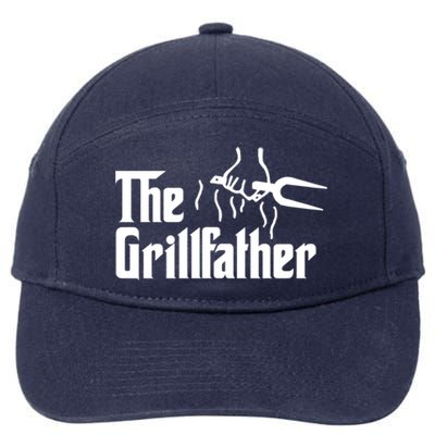 The Grillfather Gift 7-Panel Snapback Hat