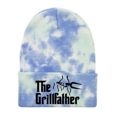 The Grillfather Gift Tie Dye 12in Knit Beanie