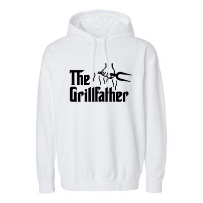 The Grillfather Gift Garment-Dyed Fleece Hoodie