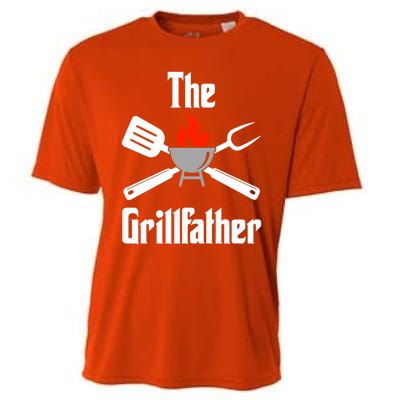 The Grillfather Gift Cooling Performance Crew T-Shirt