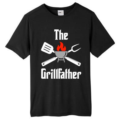 The Grillfather Gift Tall Fusion ChromaSoft Performance T-Shirt