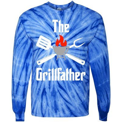 The Grillfather Gift Tie-Dye Long Sleeve Shirt