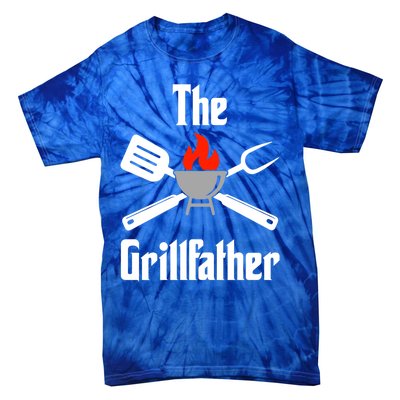 The Grillfather Gift Tie-Dye T-Shirt