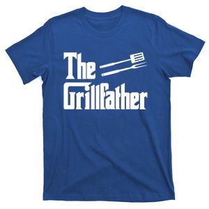 The Grillfather Gift Funny Saying Cool Food Bbq Grilling Cool Gift T-Shirt